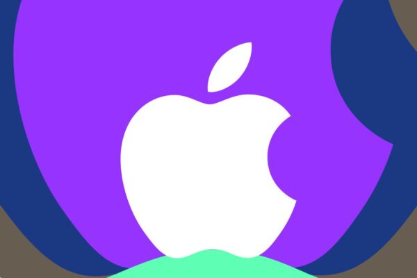 Apple estaría trabajando en ‘Siri LLM’ para competir con ChatGPT. Vector illustration of the Apple logo.