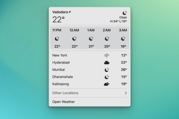 La app del tiempo llegará a la barra de menú de tu Mac. The Weather App Is Coming to Your Mac Menu Bar