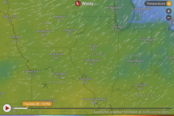 Aumento del Peligro de Incendios en el Norte de Illinois Debido a Vientos y Temperaturas Suaves Illinois Weather