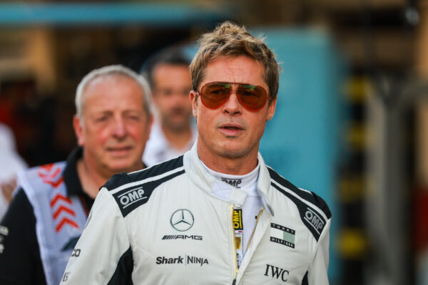Brad Pitt visto por primera vez tras finalizar su divorcio Brad Pitt F1