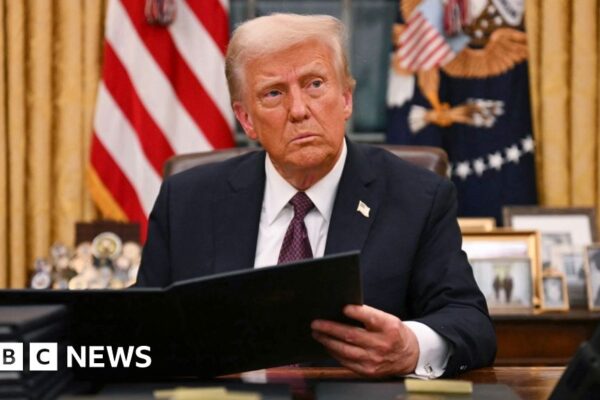 Casi todo lo que Trump hizo en su vertiginosa primera semana Almost everything Trump did in his whirlwind first week